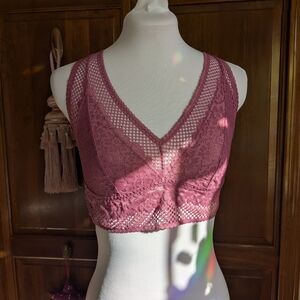 Adore Me Lace Bralette in Mauve